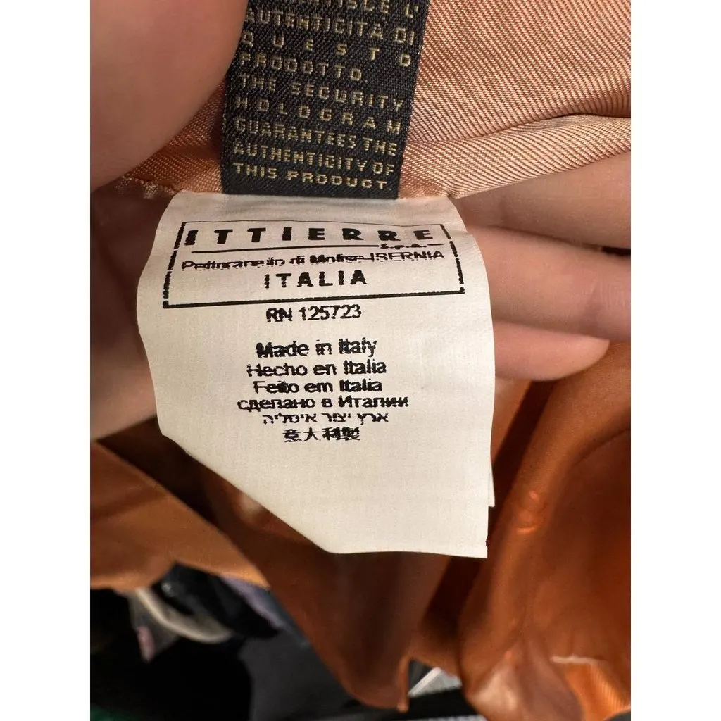 Roberto Cavalli Orange Belted Trench Coat - Size M Pre-owned Orange Cotton Good - Inside View