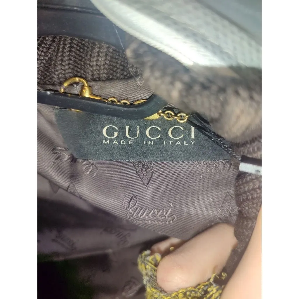 Gucci Python Print Lambskin Leather Jacket - IT 38 / XS pre-owned Brown Leather Good - Box View