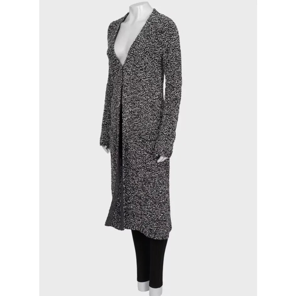 Dior Elegant Christian Dior Black & White Button Cardigan Sz.38 Pre=owned Black Good - Back View