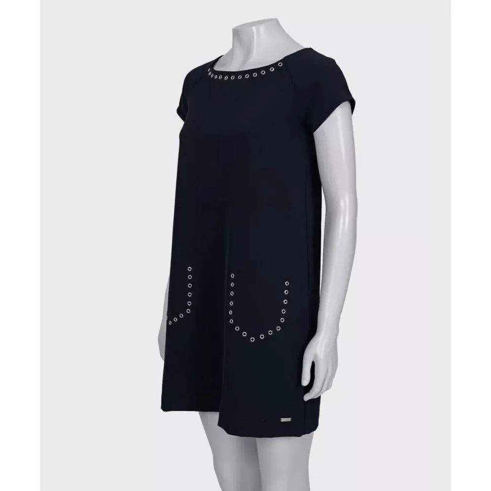 Jean Paul Gaultier Blue Straight Dress Sz.XS/S pre-owned Blue Polyester Good - Back View