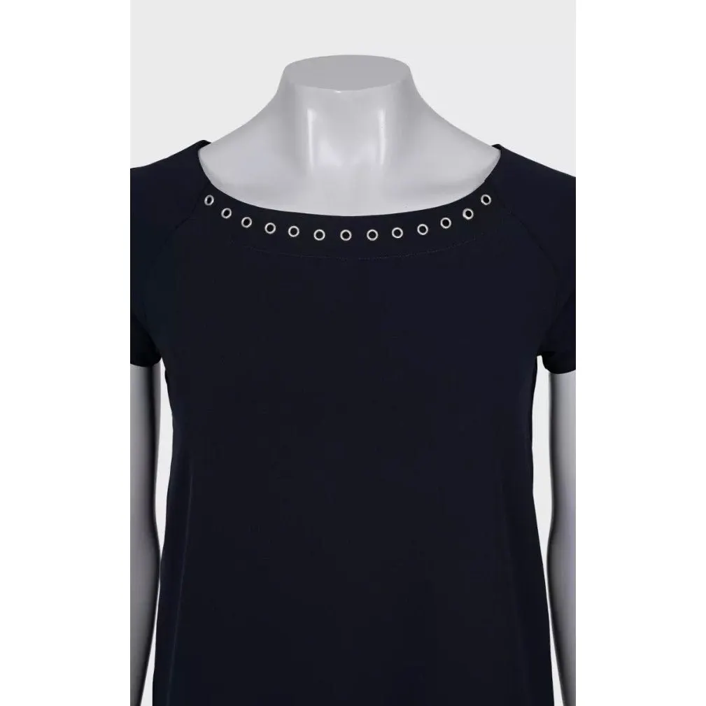 Jean Paul Gaultier Blue Straight Dress Sz.XS/S pre-owned Blue Polyester Good - Model View
