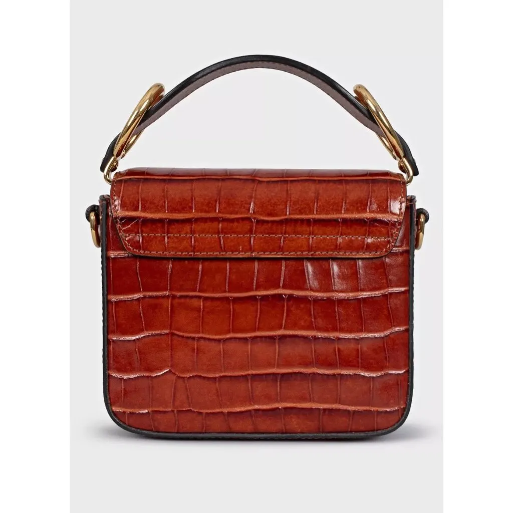 Chloé Chloe C Mini Crossbody Brown Leather Bag Pre-owned Brown Leather Good - Inside View
