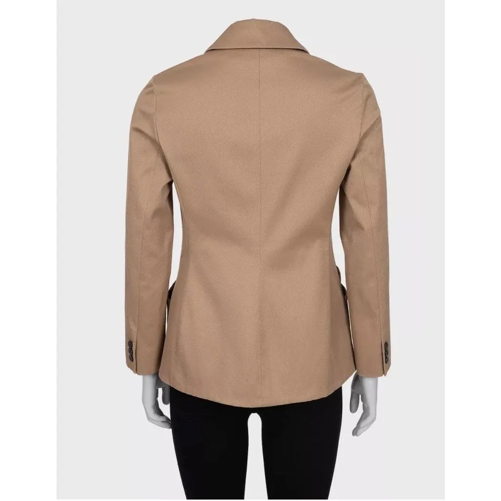 Dior Christian Dior Brown Corduroy Double-Breasted Jacket Sz.40/L Pre-owned Brown Cotton Good - Inside View