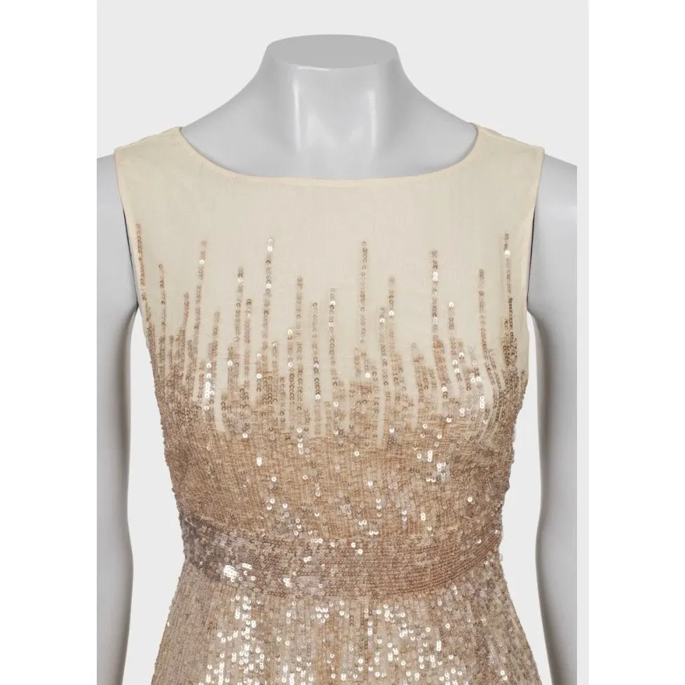 Valentino Red Sequin Mini Dress - Size XS pre-owned Red Good - Model View