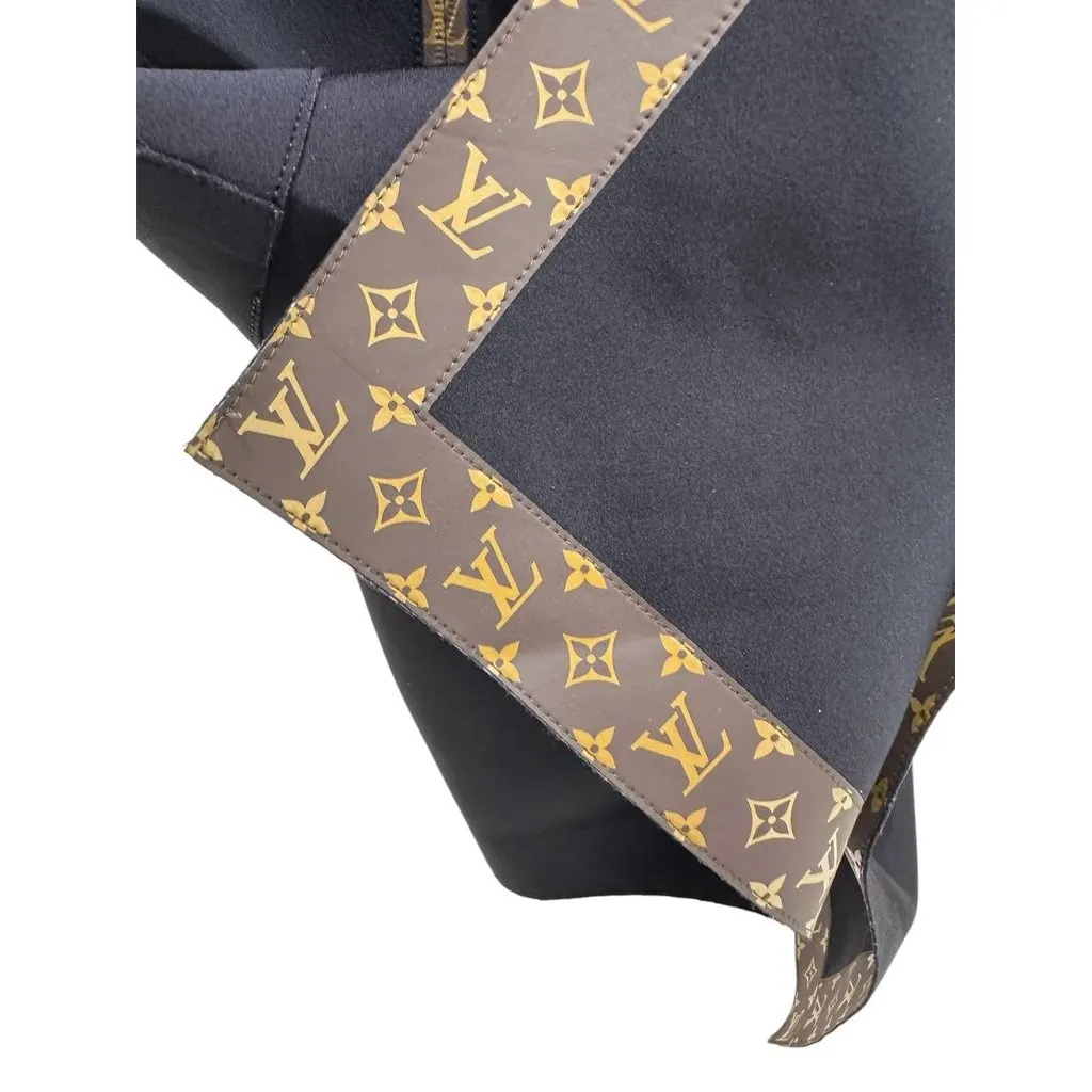 Louis Vuitton Black Monogram Peplum Top Size 34 Pre-owned Black Good - Inside View