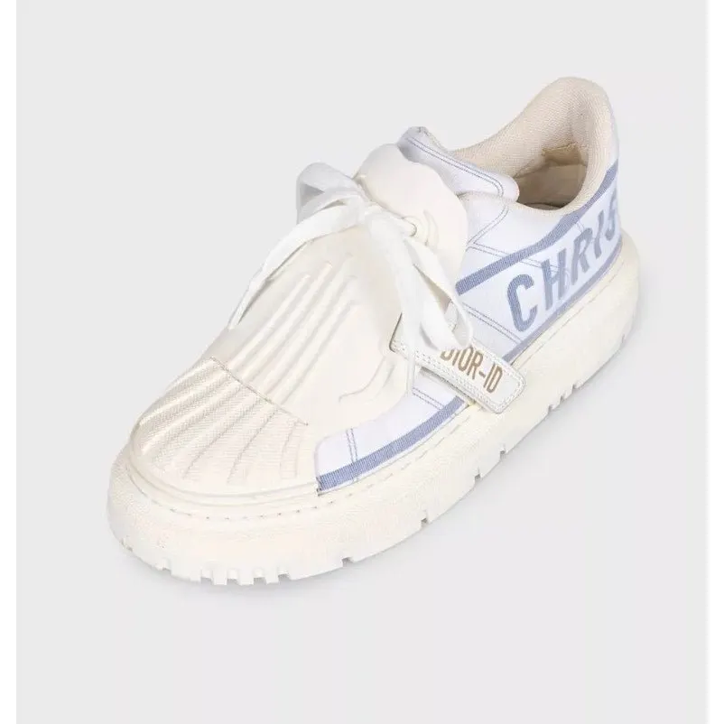 Dior Christian Dior Dior-ID Textile Sneakers Size 37 Pre-owned White Leather Good - Inside View