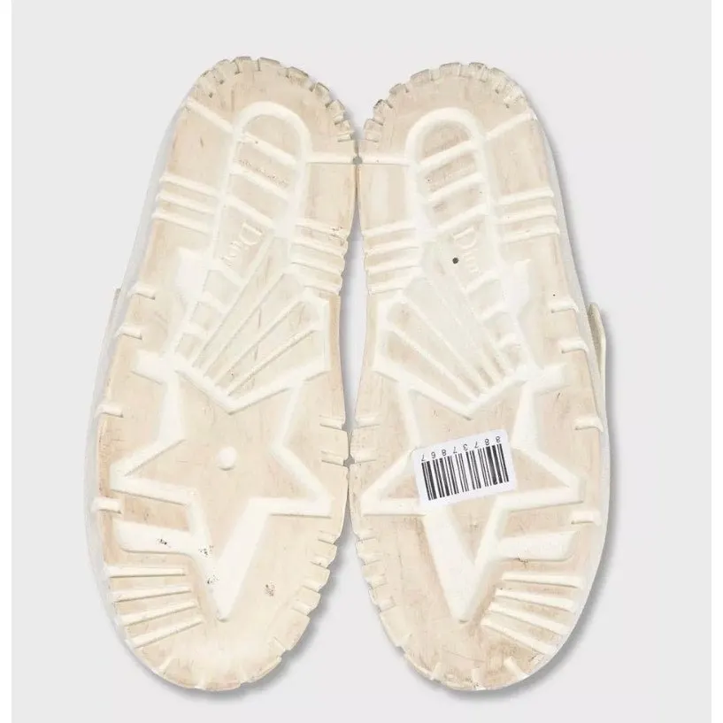 Dior Christian Dior Dior-ID Textile Sneakers Size 37 Pre-owned White Leather Good - Box View