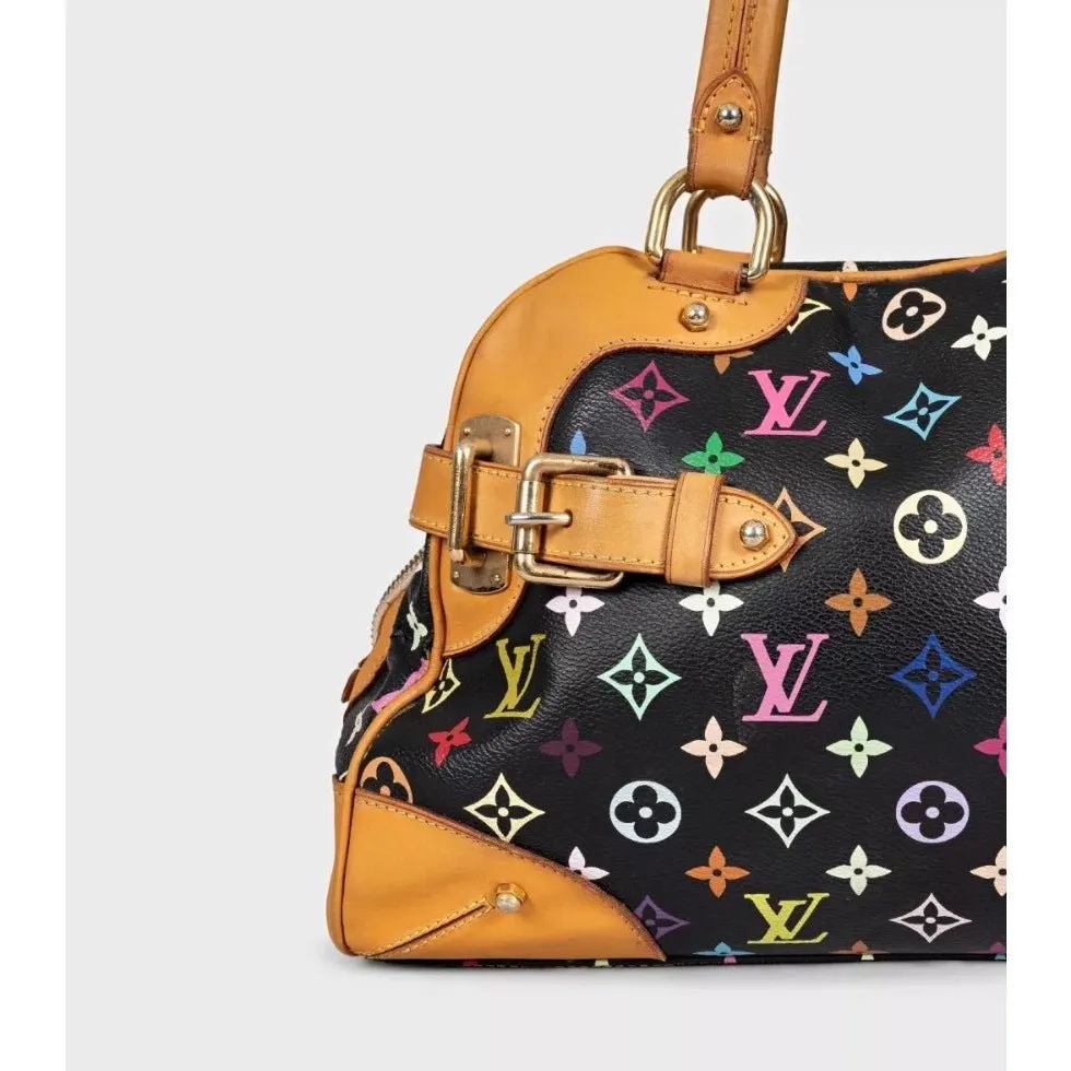 Louis Vuitton Monogram Claudia Black Handbag Pre-owned Black Canvas Good - Box View
