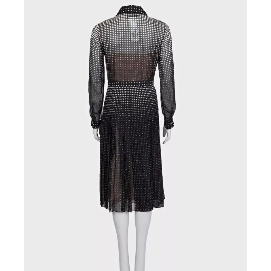 Gucci NWT Gucci 2024 Black Silk Fitted Dress - IT40/S pre-owned Black Silk Never worn, with tag - Inside View