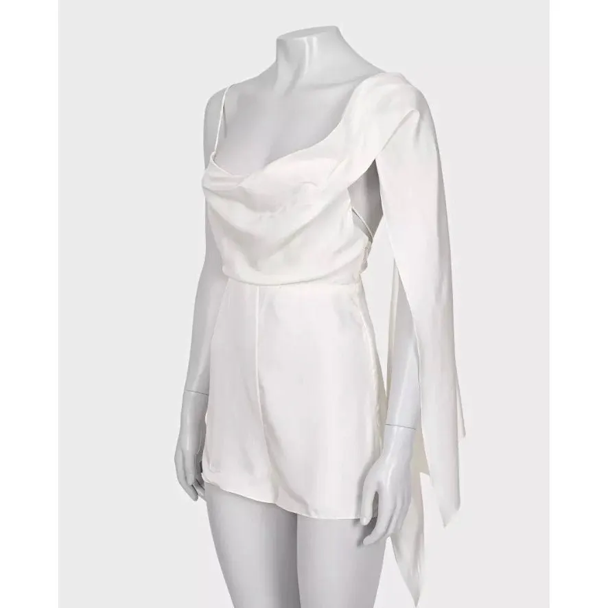 Dior Christian Dior White Open Back Jumpsuit - Size XS/34 Pre-owned White Never worn - Back View