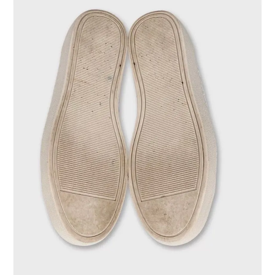 Chanel White Embroidered Leather Sneakers - Size 39.5 Pre-owned White Leather Good - Box View