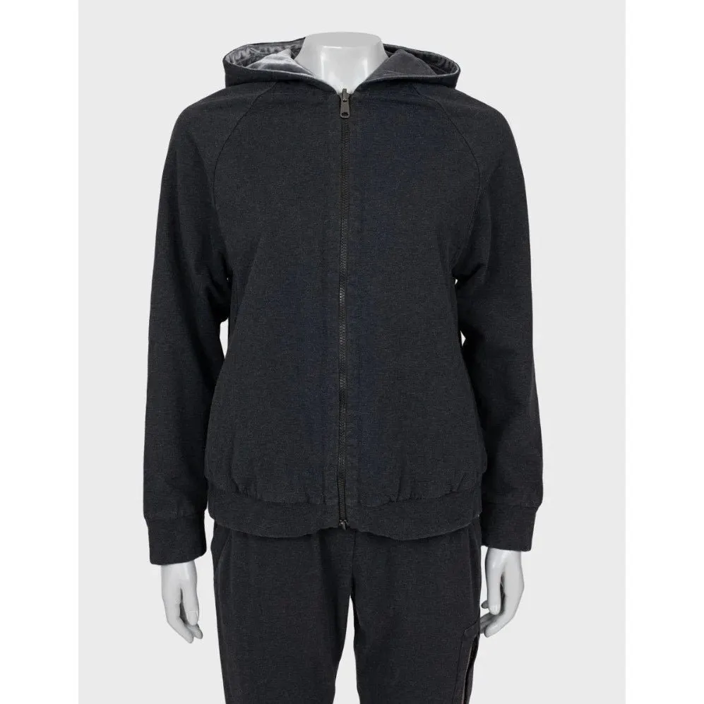 Brunello Cucinelli Reversible Cotton Tracksuit - Size S Pre-owned Grey Cotton Good - Box View