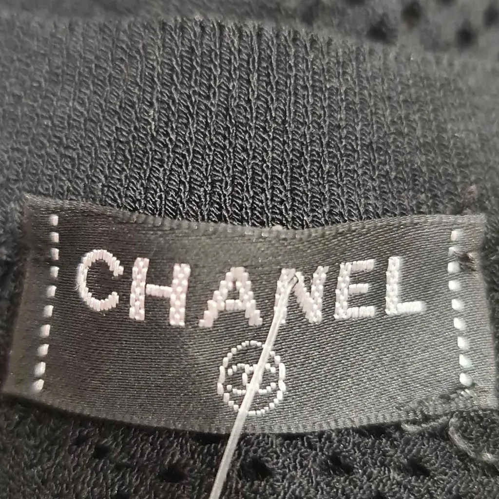 Chanel Chanel Camellia Patern Top Sz. S-M  Pre-owned Camel Lace Good - Box View
