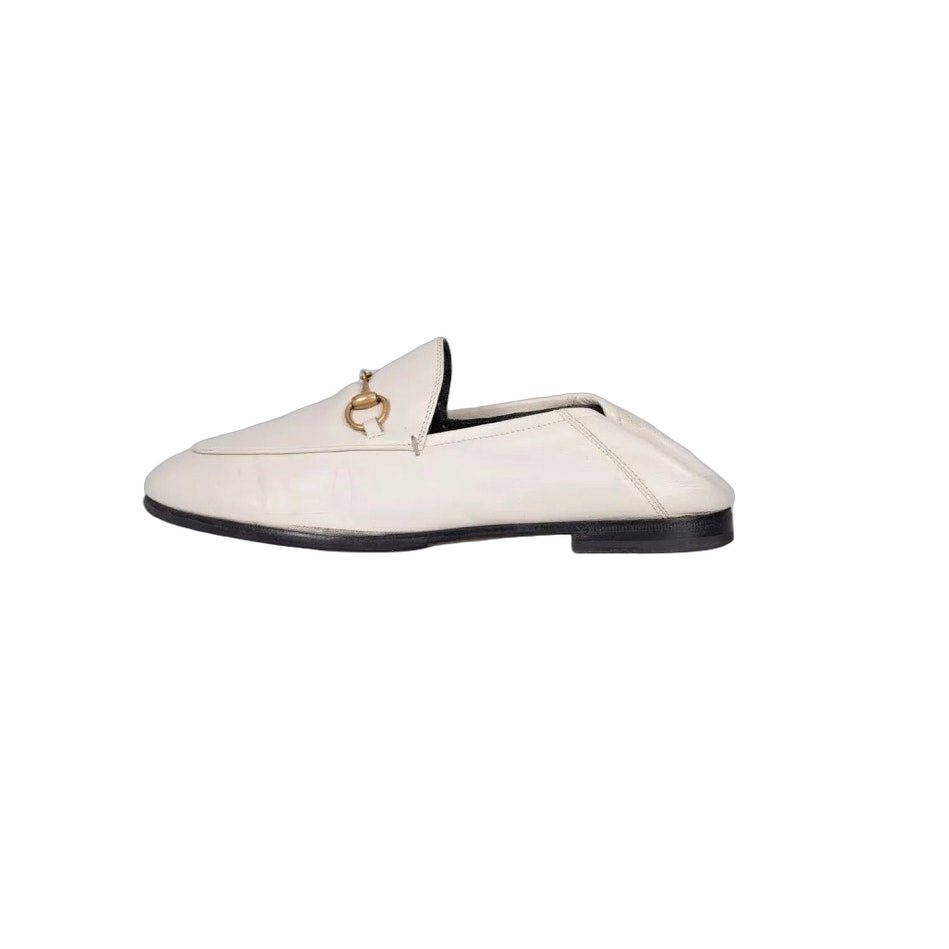 Gucci Gucci White Leather Loafers - Size 38 (US 8) Pre-owned