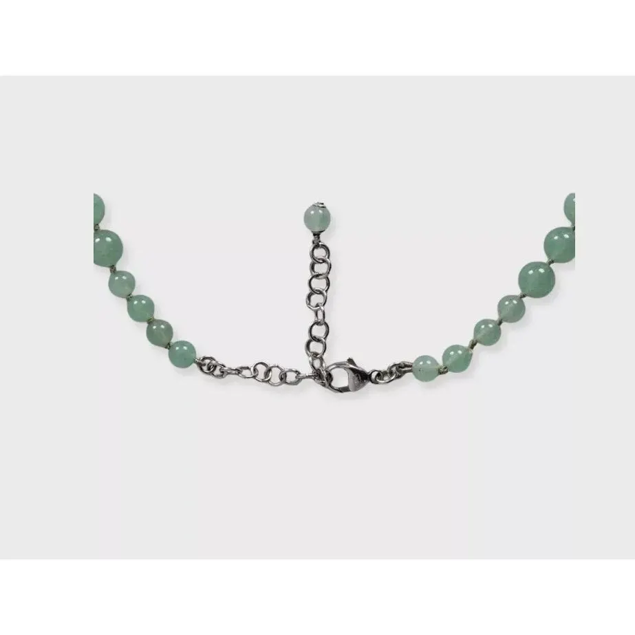 Chanel Spring/Summer 2015 Green Necklace & Bracelet Set Pre-owned Green Lace Good - Inside View
