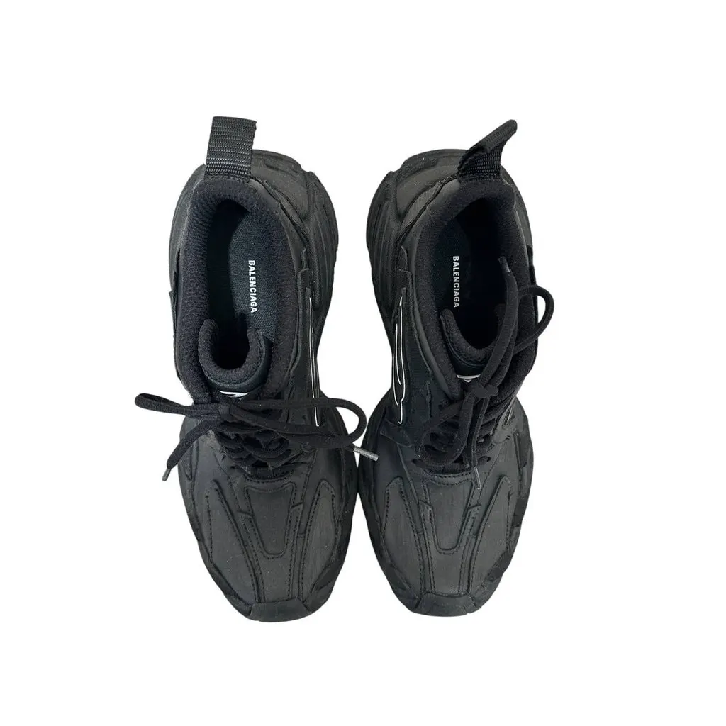 Balenciaga Black Monday Leather Slip-On Heels - EU 37 pre-owned Black Leather Good - Box View