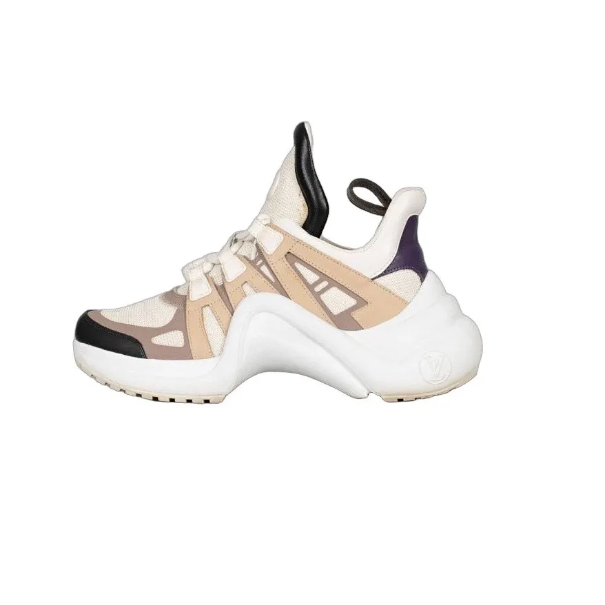 Louis Vuitton Archlight White Leather Sneakers, EU 37 Pre-owned White Leather Good - Front View