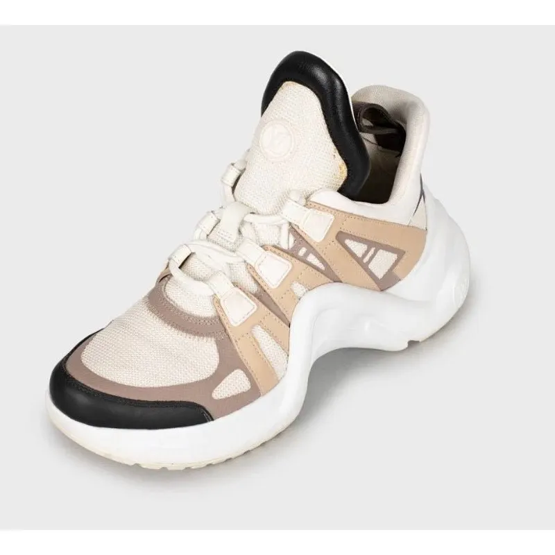 Louis Vuitton Archlight White Leather Sneakers, EU 37 Pre-owned White Leather Good - Inside View