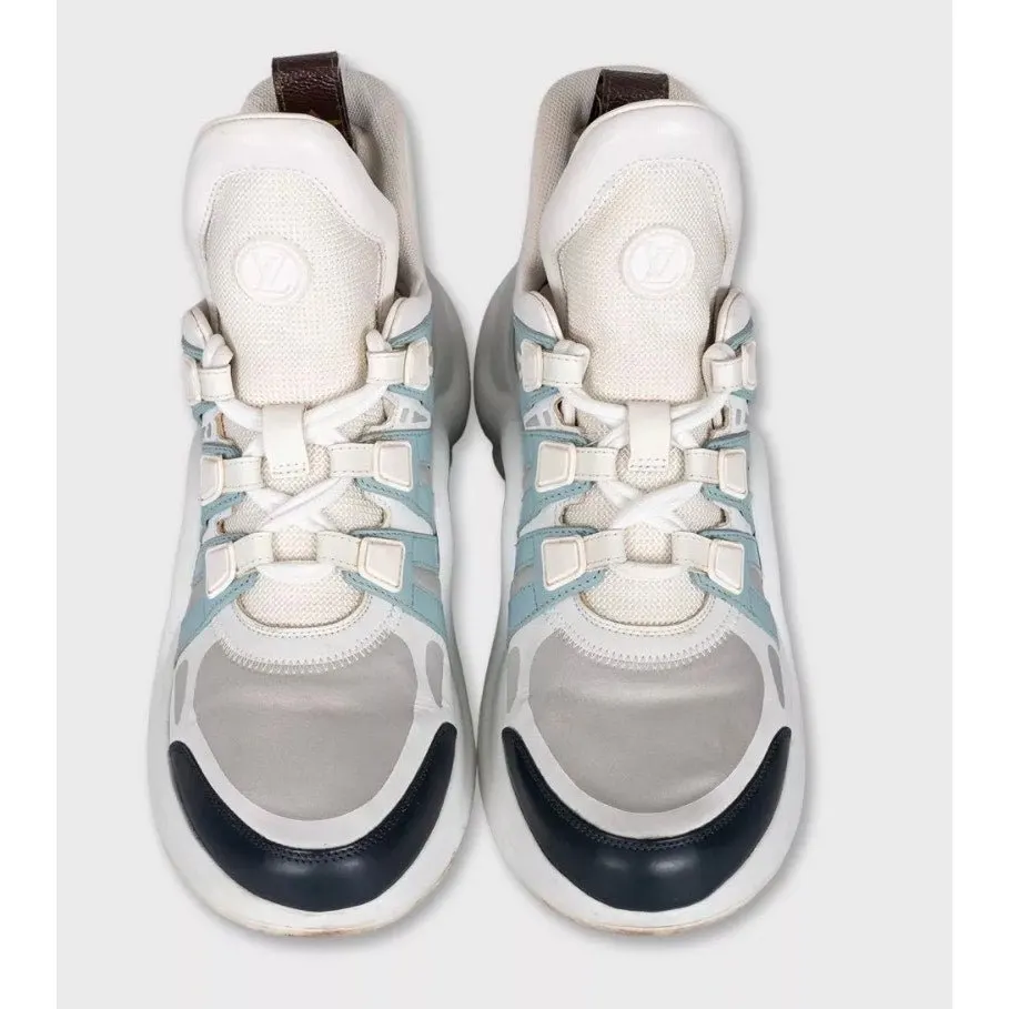 Louis Vuitton Archlight Sneakers Size 38 Pre-owned White Leather Good - Back View