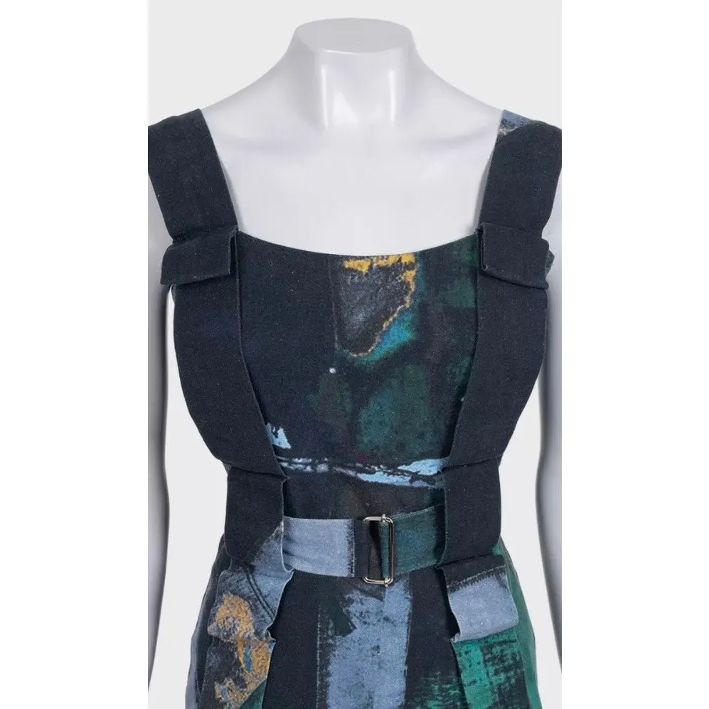 Vivienne Westwood Anglomania Fitted Green Dress IT42 | M Pre-owned Green Cotton Good - Model View