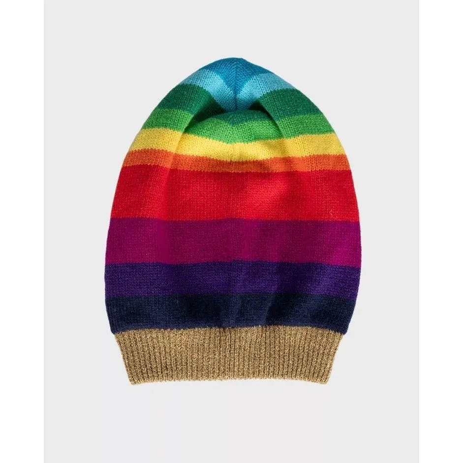 Gucci Gucci Multicolor Animal Print Wool Hat Size 58/ L Pre-owned MultiColor Wool Good - Back View
