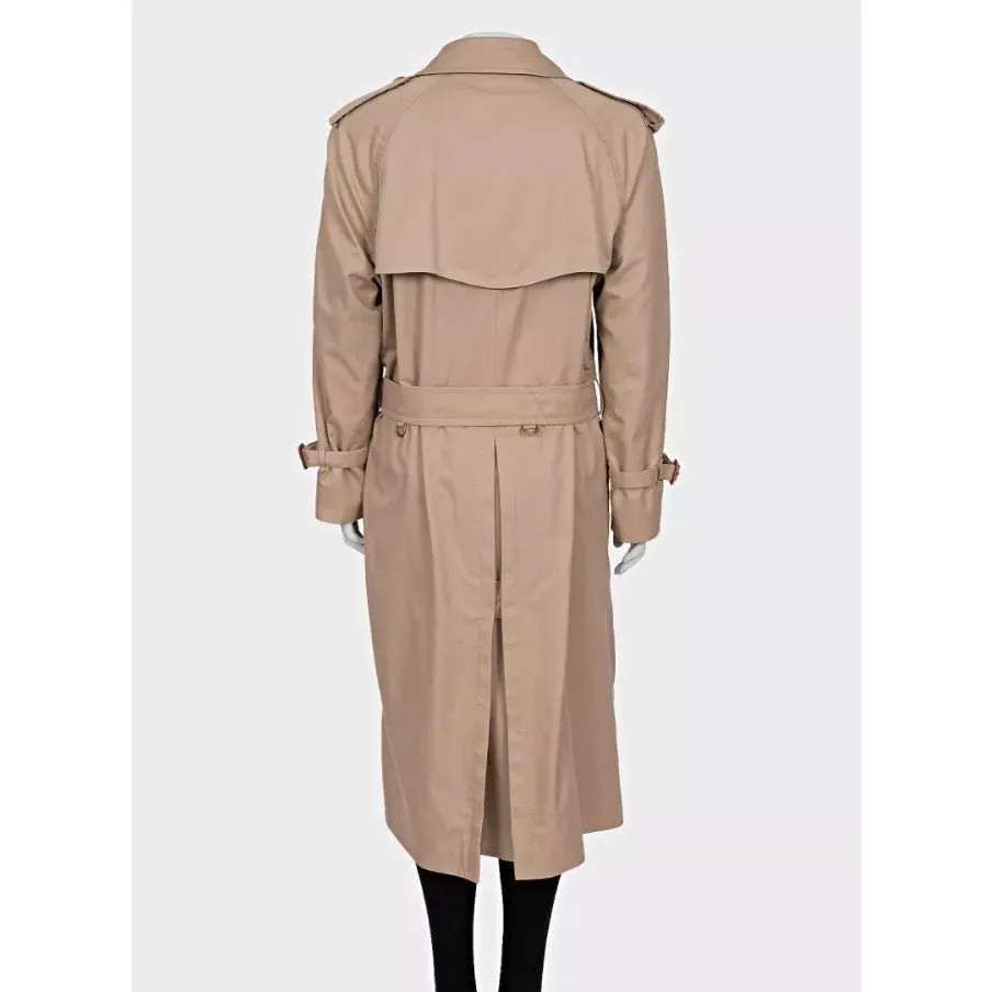Burberry Double-Breasted Brown Trench Coat - IT 48/XXL pre-owned Brown Good - Inside View