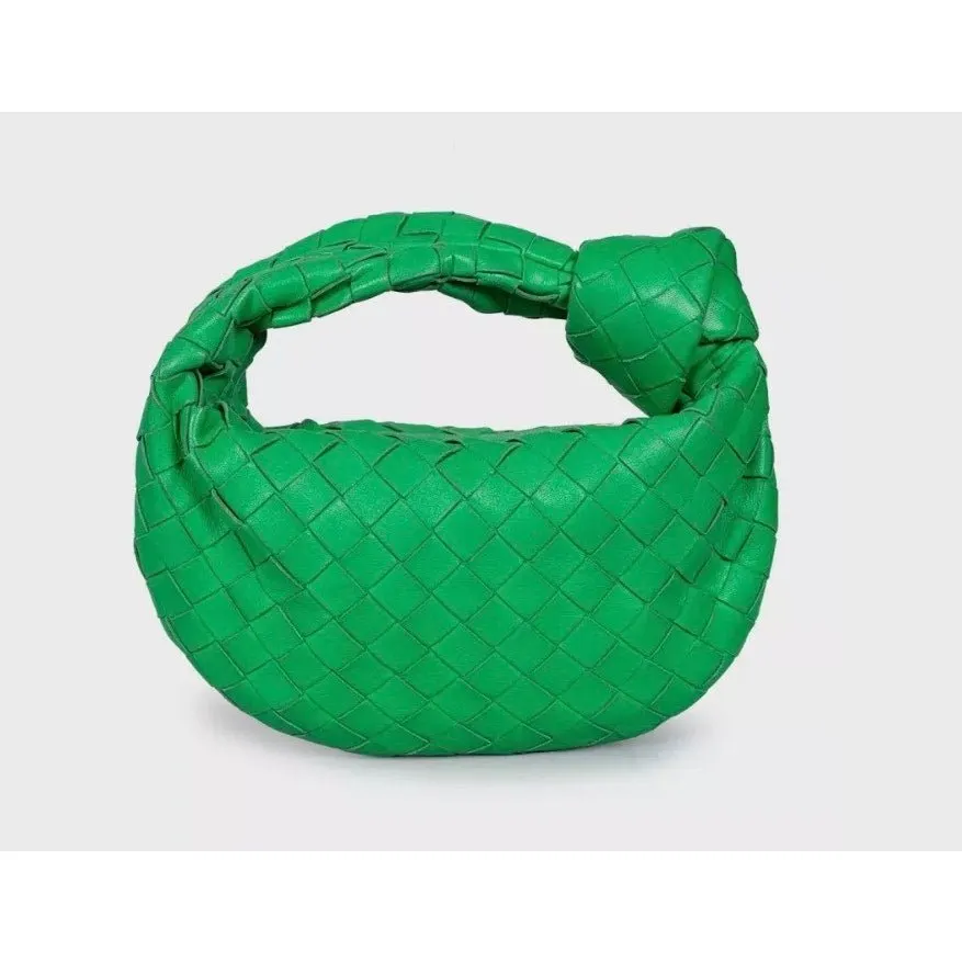 Bottega Veneta Bottega Veneta Mini Jodie Green Leather Handbag Green Leather Good - Inside View