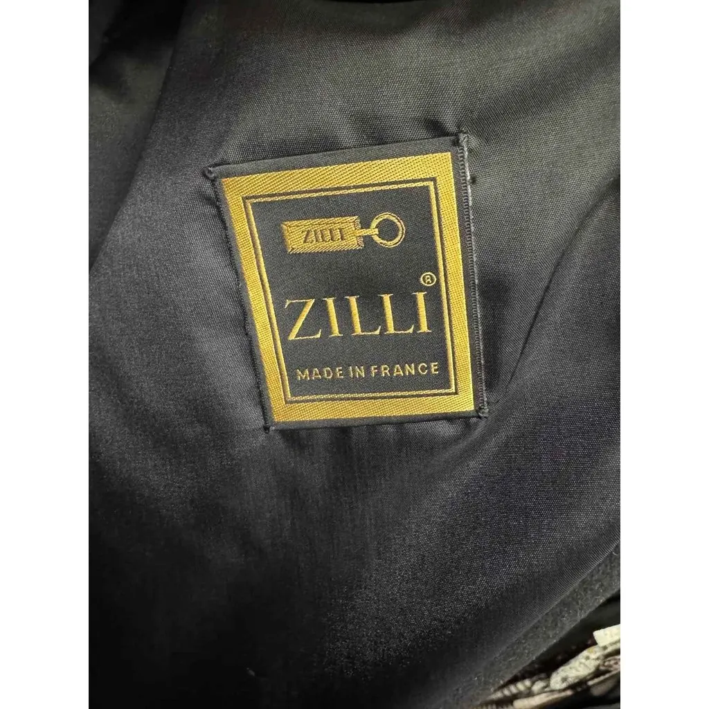 ZILLI Grey Coat with Detachable faux Fur Trim - Size L Pre-owned Grey Good - Box View