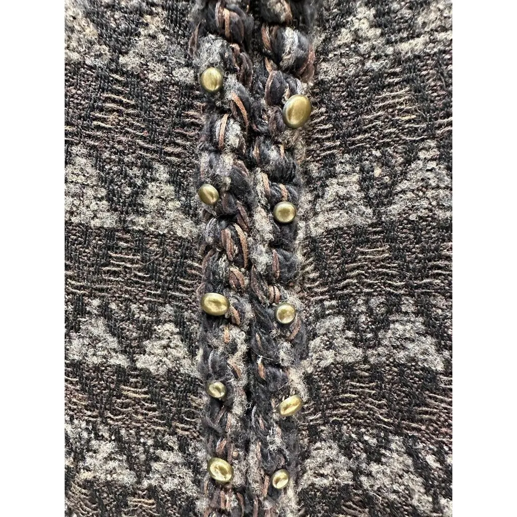 Chanel Brown Wool Blend Tweed Paris-Dallas Jacket Sz.38 pre-owned Brown Wool Good - Inside View