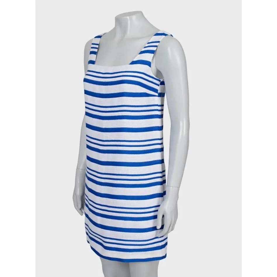 Dolce & Gabbana NWOT Dolce & Gabbana Chic Striped A-Line Mini Dress Sz.XS pre-owned Silver Never worn - Back View