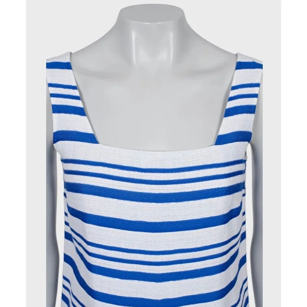 Dolce & Gabbana NWOT Dolce & Gabbana Chic Striped A-Line Mini Dress Sz.XS pre-owned Silver Never worn - Model View