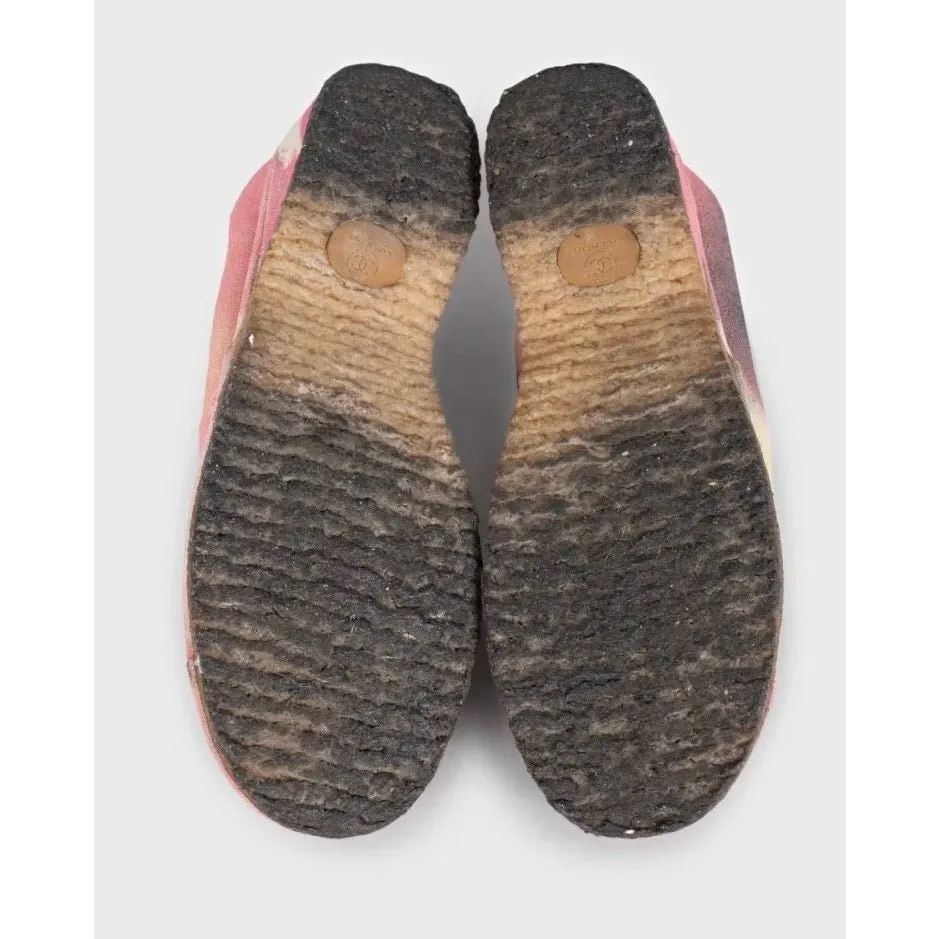 Chanel Pink Suede Pumps with Iconic Logo - Size 38 Pre-owned Pink Suede Good - Box View