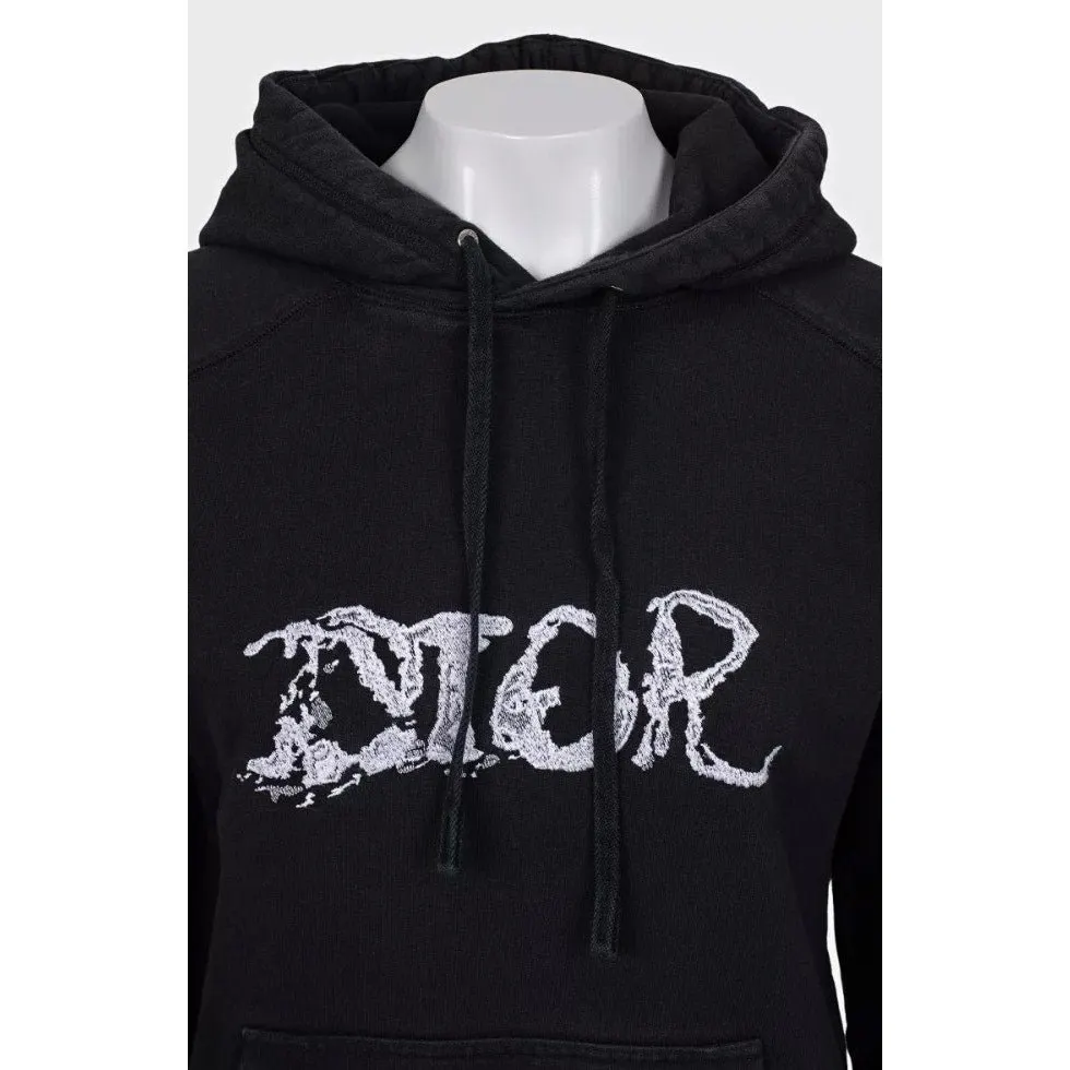 Dior Christian Dior x Peter Doig Black Hoodie - Size L Pre-owned Black Cotton Good - Inside View
