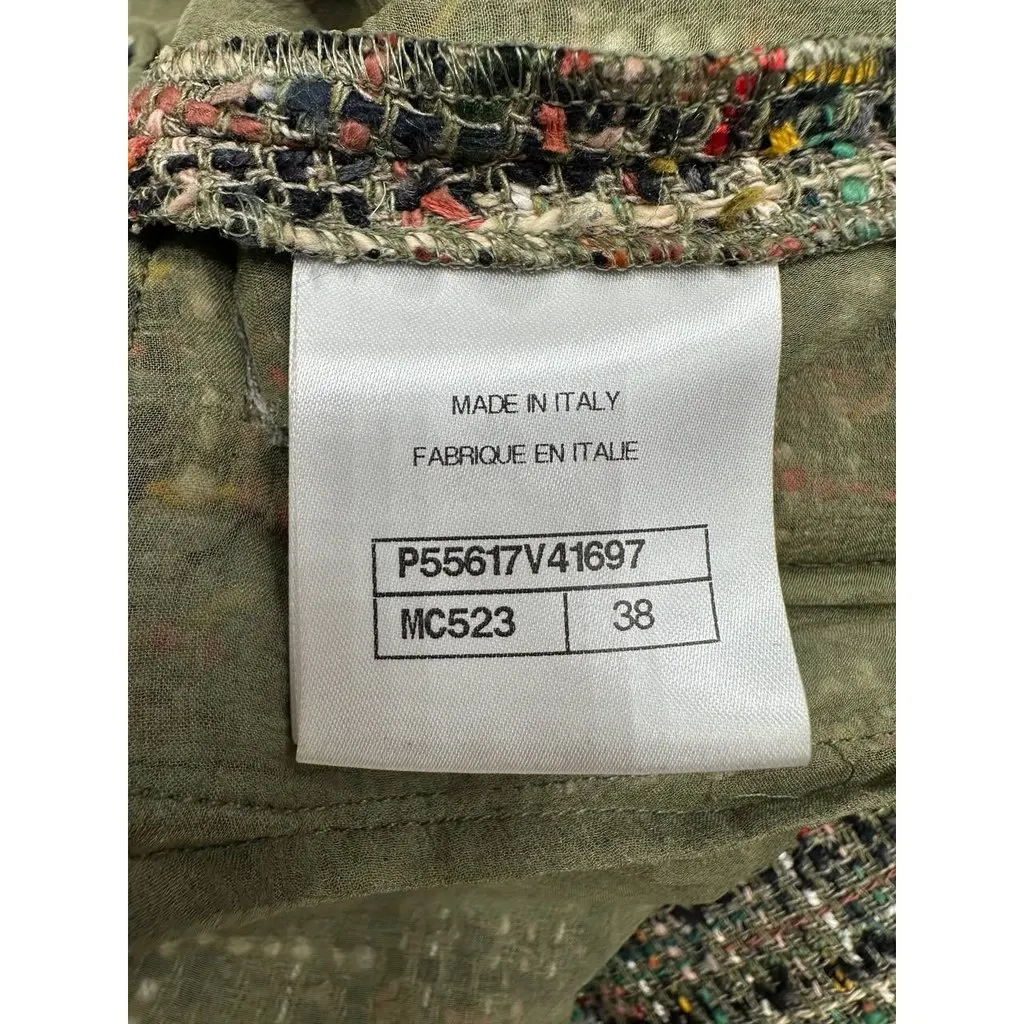 Chanel 2017 Timeless Tweed Jumpsuit FR 38 Pre-owned Black Tweed Good - Box View