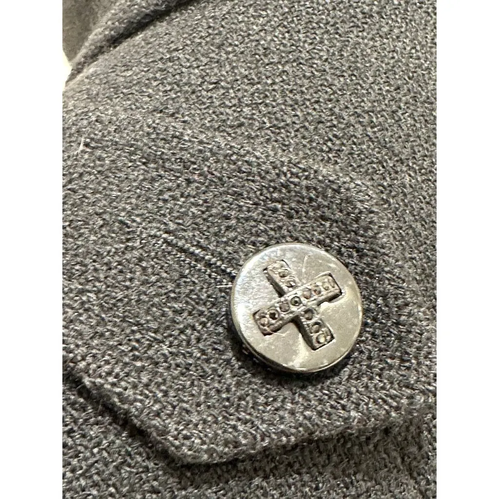 Chanel Black Wool Coat - Silk Lined & | Libas Collective