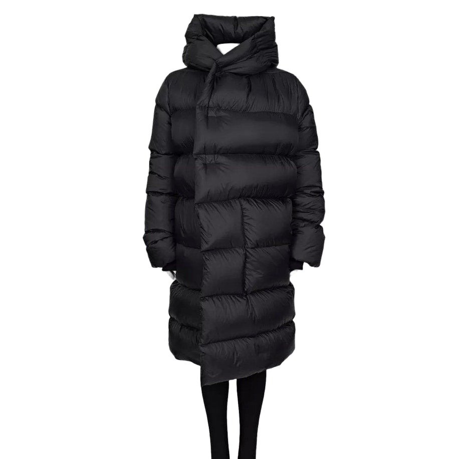 【まろると 】Rick Owens ダウンsize48 Rick Owens Rick Owens Black Oversized Puffer Jacket Size M P