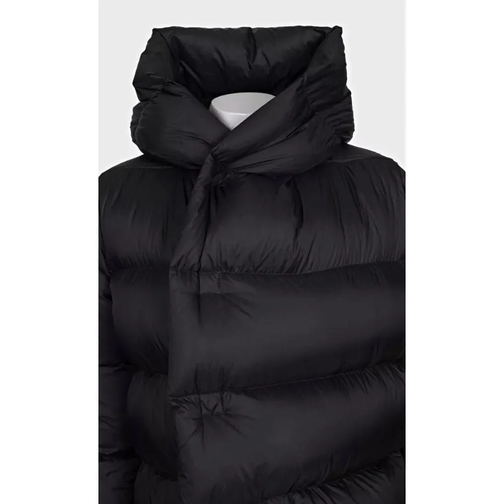 Rick Owens Black Oversized Puffer Jacket Size M Pre-owned Black Good - Box View