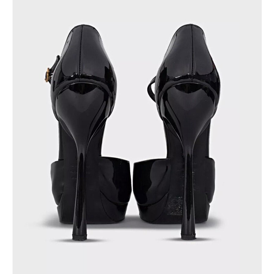 Alexander McQueen Alexander McQueen Black Patent Leather Scu