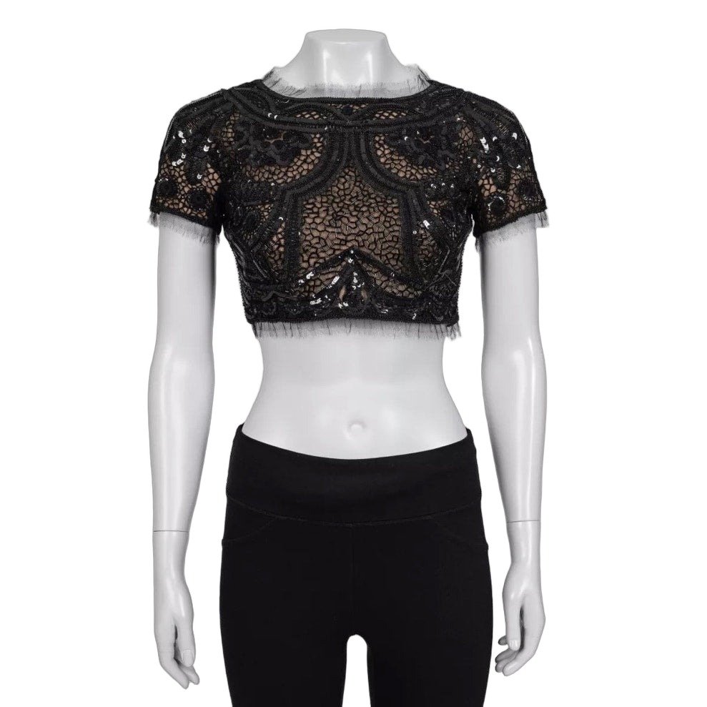 Emilio Pucci Emilio Pucci Elegant Black Sequin Peter Dundas
