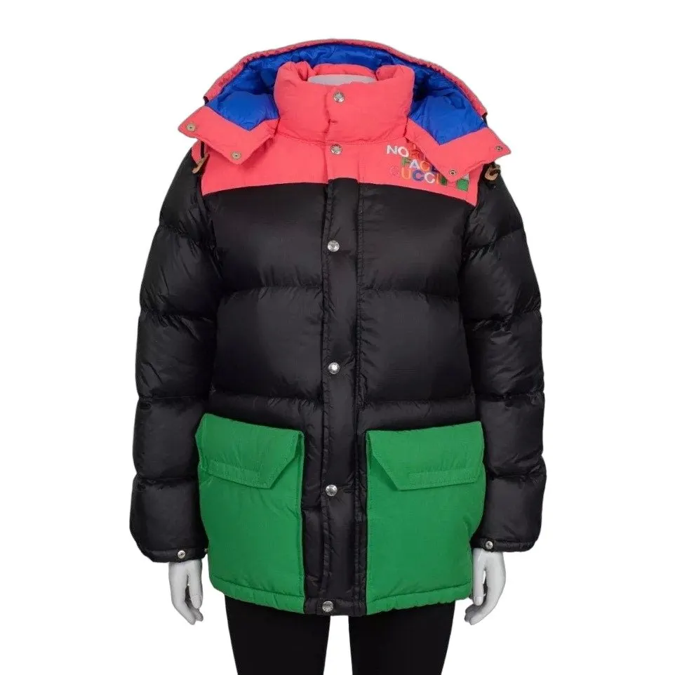 Gucci Gucci x The North Face Black Down Jacket - Size S Pre-owned Black Never worn - Front View
