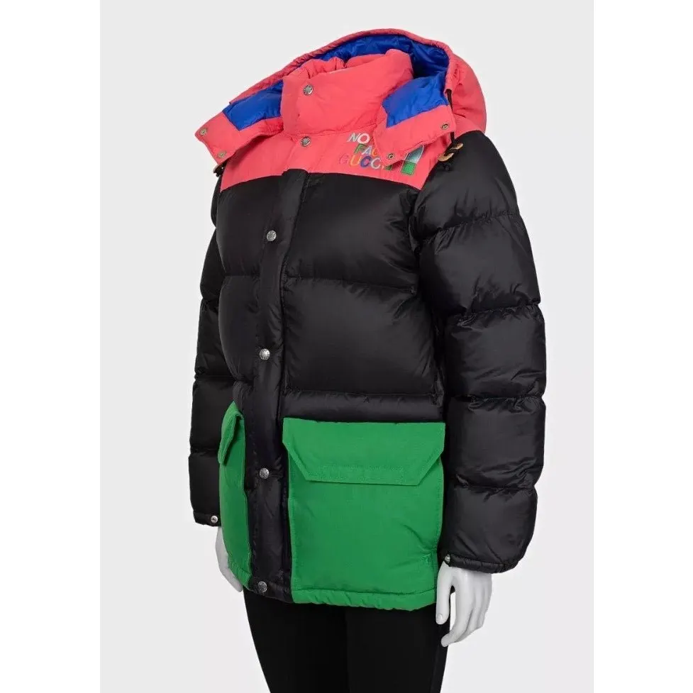 Gucci Gucci x The North Face Black Down Jacket - Size S Pre-owned Black Never worn - Back View