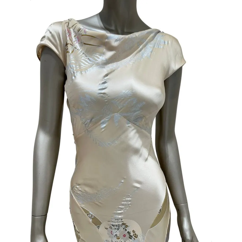 Roberto Cavalli Rare 2006 Runway Gown Sz.IT40 Pre-owned MultiColor Good - Inside View