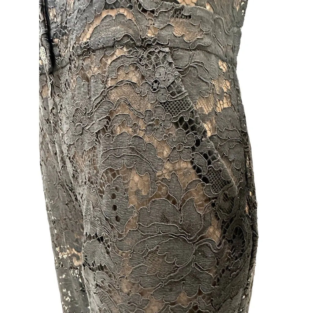 Chanel Black Lace Evening Jumpsuit - Size 44 Pre-owned Black Lace Good - Box View