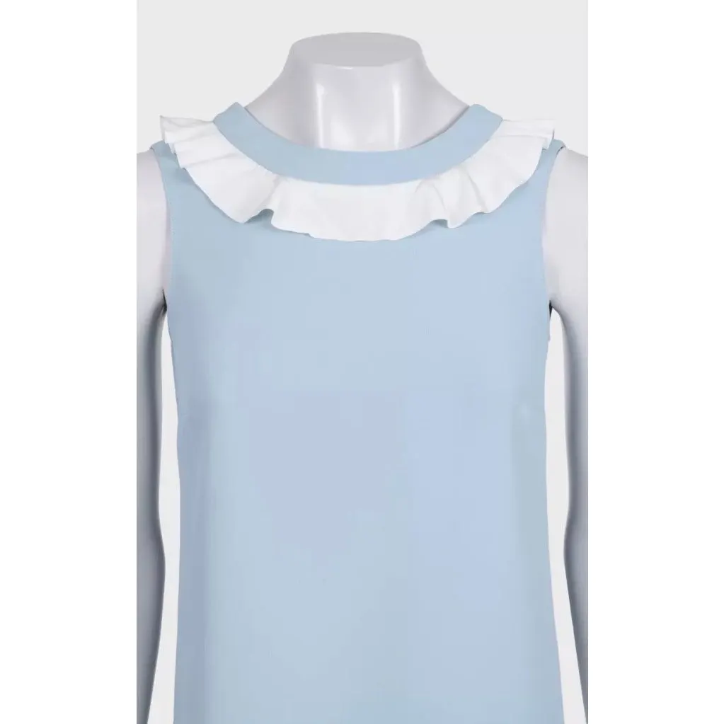 Red Valentino Blue Dress IT 38 Pre-owned Red Good - Inside View