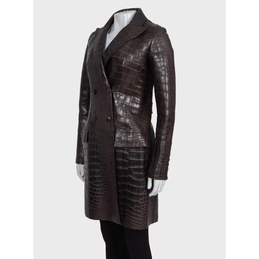 valentino Leather & Coat - IT 38 Pre-owned MultiColor Leather Good - Back View