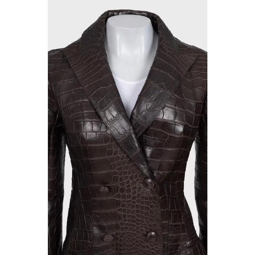 valentino Leather & Coat - IT 38 Pre-owned MultiColor Leather Good - Model View