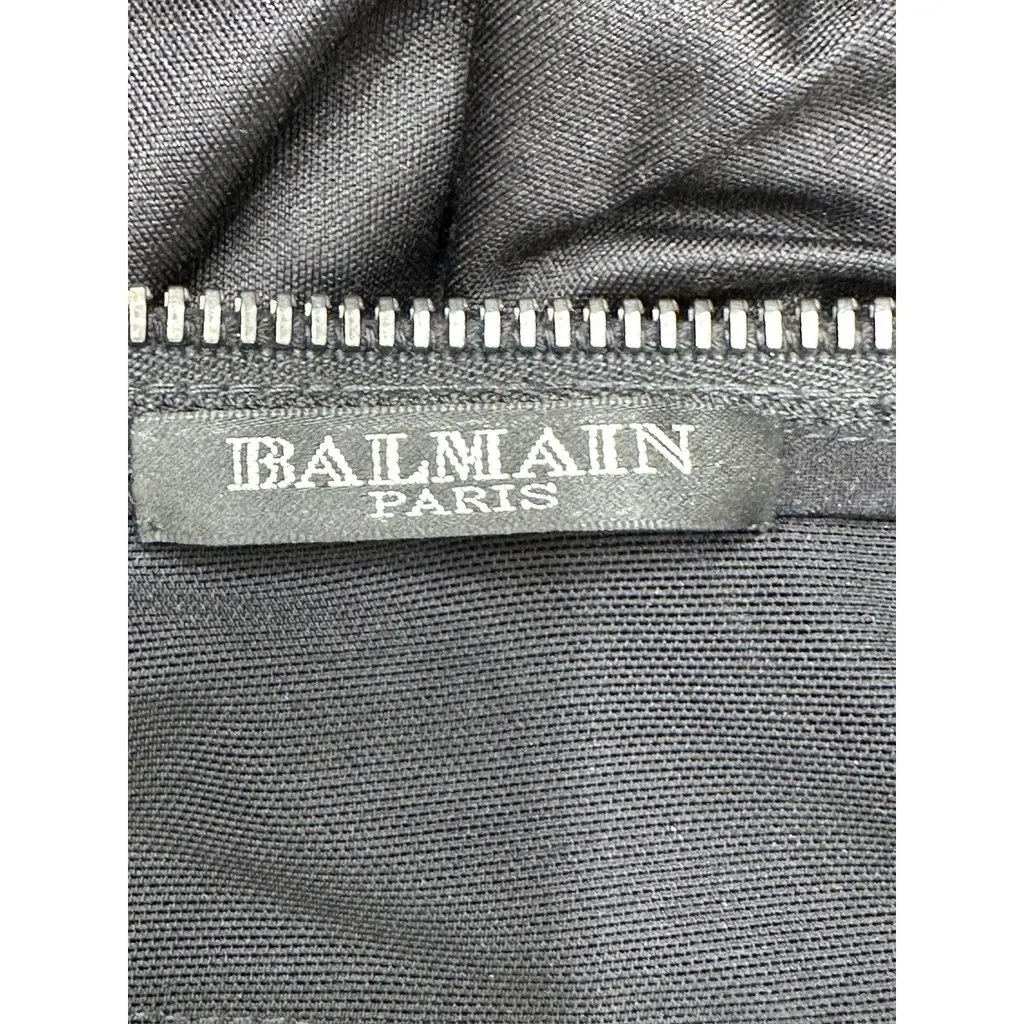 Balmain Embellished Corset Evening Jumpsuit FR 40 Pre-owned Black Good - Box View