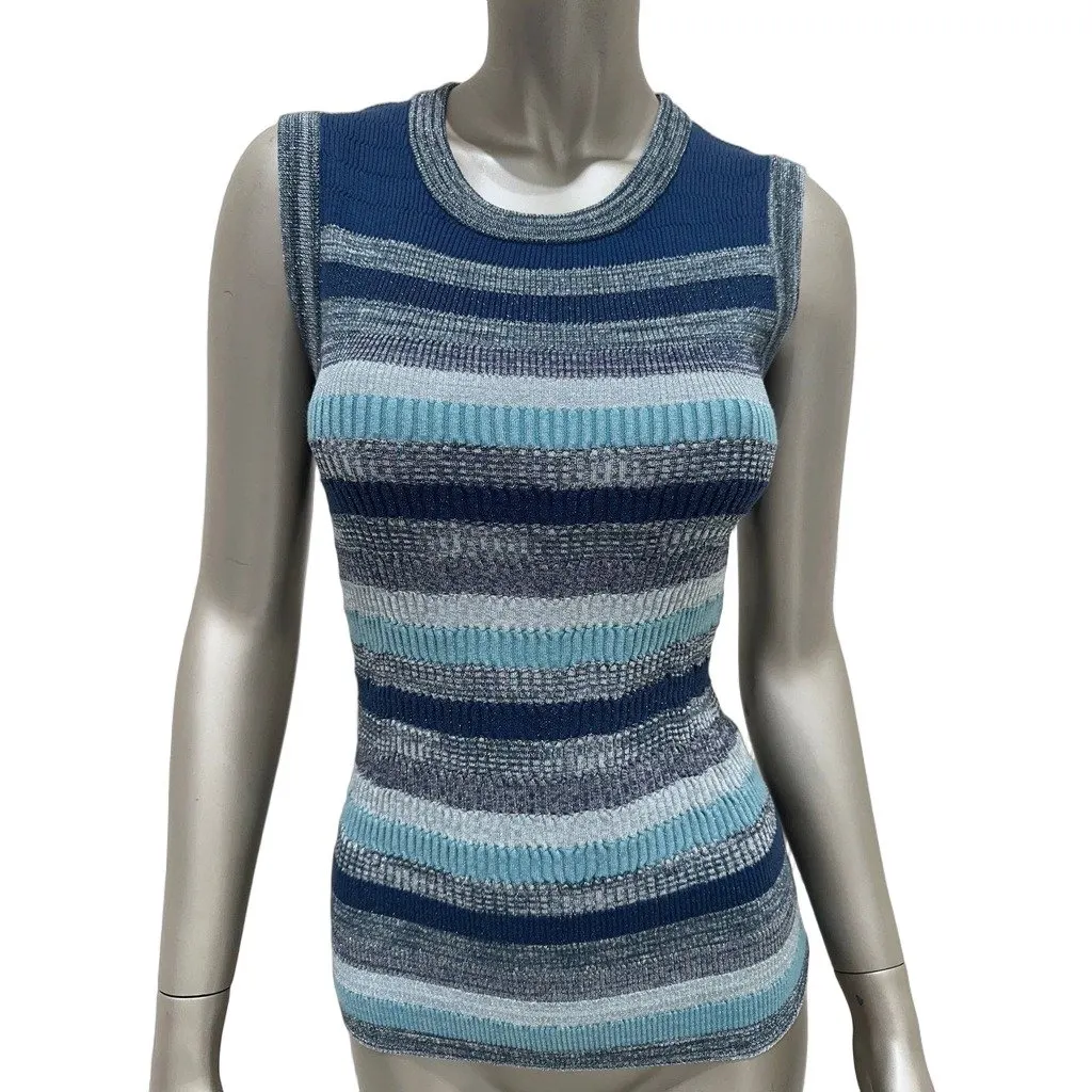 Chanel Tank Top - Versatile FR 38 Pre-owned MultiColor Good - Front View