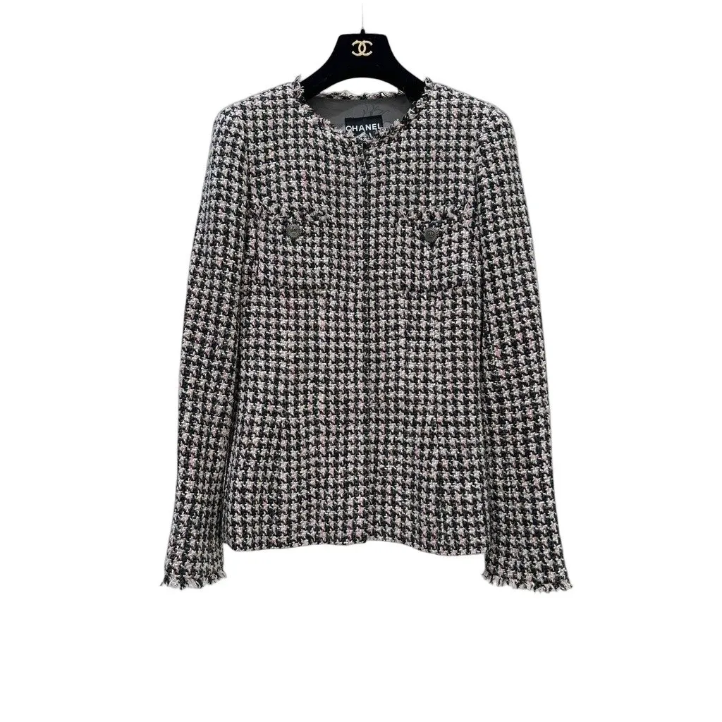 Chanel 08A Black Jacket - Structured FR 36 Pre-owned Black Good - Front View
