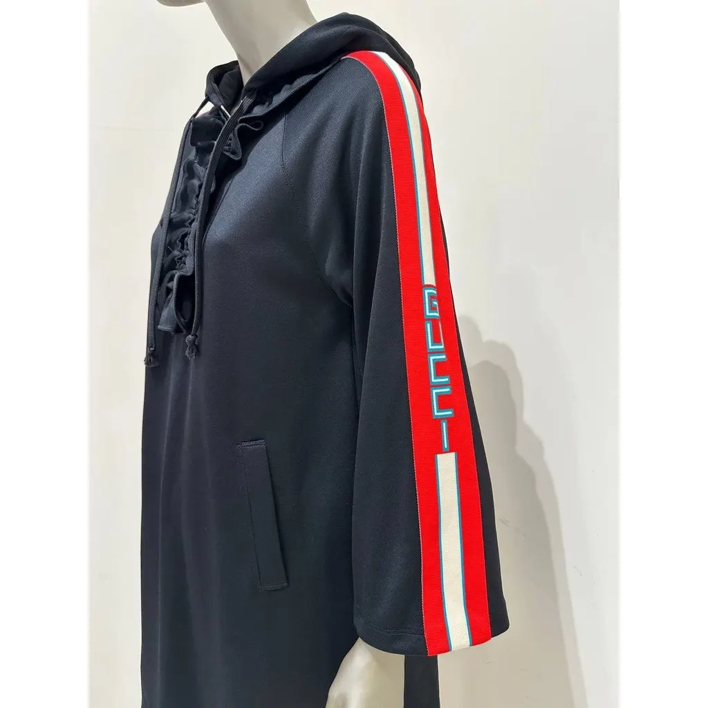 Gucci Black Hooded Dress sz.S pre-owned Black Good - Inside View